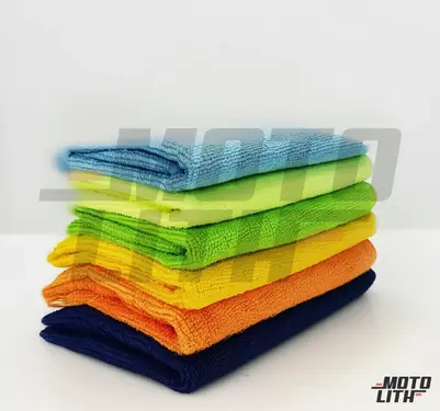 Car Cleaning Cloth (Pack of 6) 250 Gsm 30X40 cm