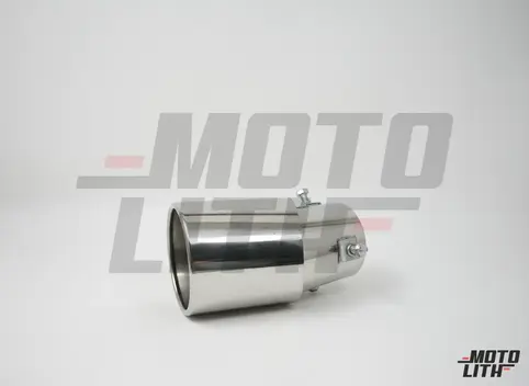 Silencer Muffler Tip for Straight Exhaust Pipe (Chrome)