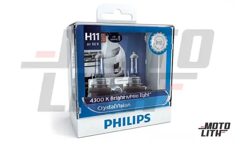H11 CrystalVision 12V 55W (Set of 2)