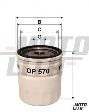 ELEMENT OIL FILTER