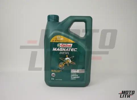 Engine Oil 15W-40 (3.5L) (Castrol Magnatec Diesel Part-Synthetic Oil)