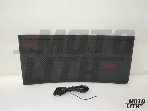 Premium Universal Stitch Steering Cover Black