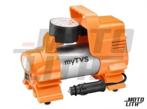 Heavy Duty Tyre Inflator (100 PSI) With Led Torch