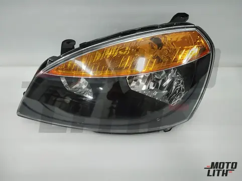 HEADLAMP LH RHD WITH BLACK BEZEL