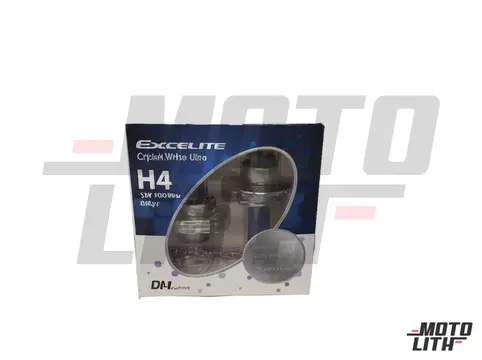 H4 CW Halogen Bulb 12V 100/90W (Set of 2)