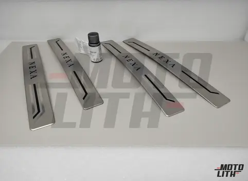DOOR SILL GUARD - SS TWIN COLOR