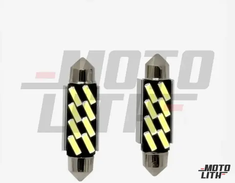 Universal 41mm Roof Lamp LED-White (Set of 2)