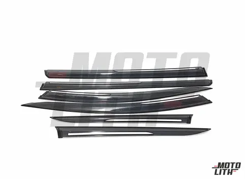 Door Visor with SS Strip (Set of 6)