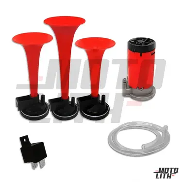 Universal 12 Volt Air Compressor Horn (Set of 3)