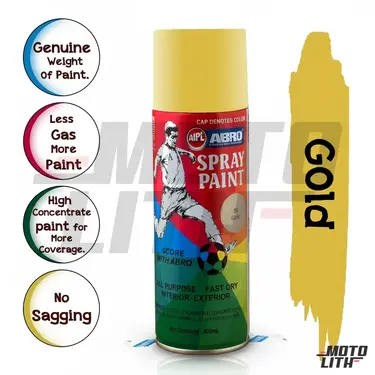 Car Spray Paint (Gold) 400ml