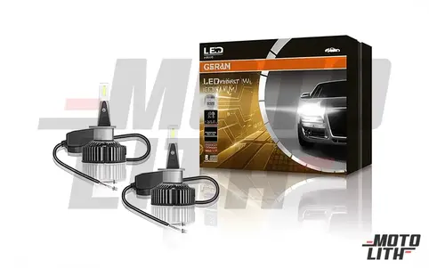 H1 LED Bulb 12V 25W - Cool White (Set of 2)