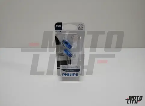 W5W Halogen Bulb 12V 5W - Blue (Set of 2)