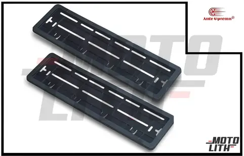 Car Number Plate Frame (Set of 2)