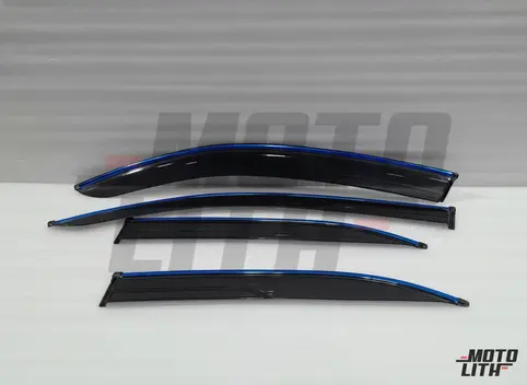 Door Visor Chrome (Set of 4)