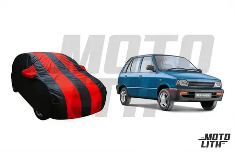 Stylish Red Stripe Car Body Cover