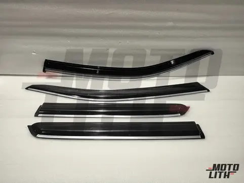 Door Visor - Chrome (Set of 4)