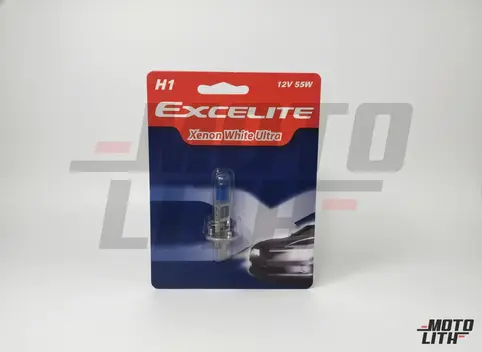 H1 Xenon White Halogen Bulb 12V 55W (Single Bulb)