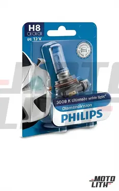 H8 Diamond Vision 12V 35W (Single Bulb)