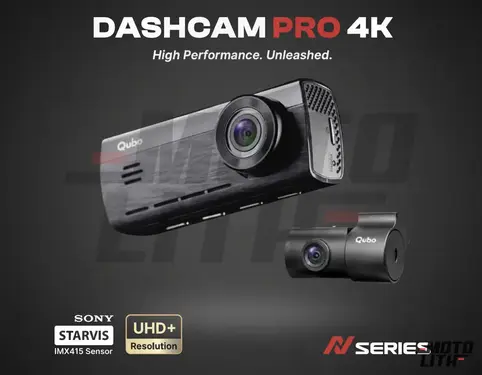 Dashcam Pro 4K N with Hard Wiring Kit - Black