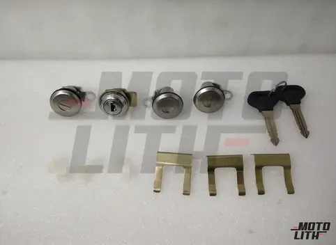 Lock Kit (Door Locks 2pcs, Fuel Tank Lock 1pc, Tailgate Lock 1pc) with 2 Keys