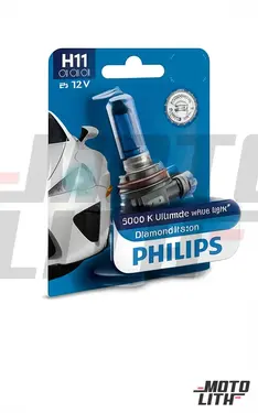 H11 DiamondVision 12V 55W (Single Bulb)