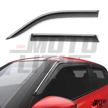 Door Visor Chrome Line