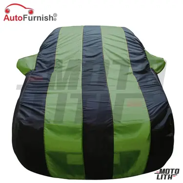 Stylish Green Stripe Car Body Cover