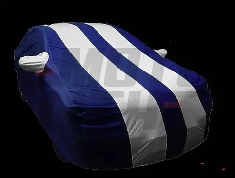 Stylish Silver Stripe Car Body Cover