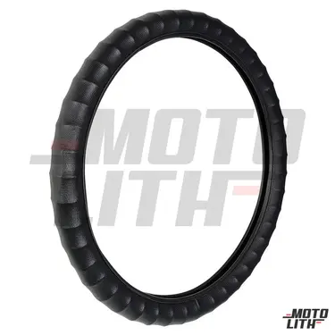 15 Inch - Universal Steering Wheel Cover (Black)