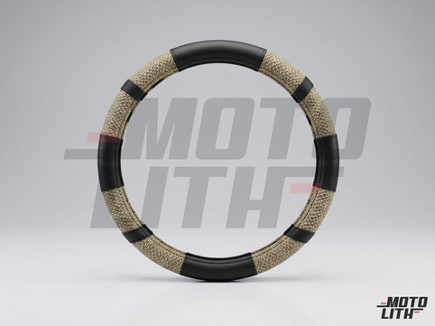15 Inch - Universal Steering Wheel Cover (Tan)
