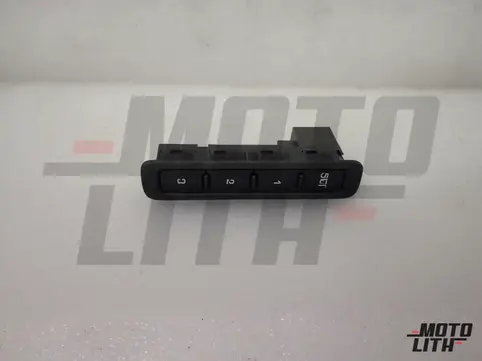 Memory switch for seat and backrest adjustment, Satin black