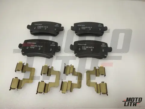 1 set of brake pads for discbrakes