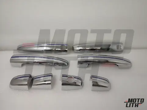 Door Handle Cover With Sensor Cut - Chrome (Premium) (Set of 4)