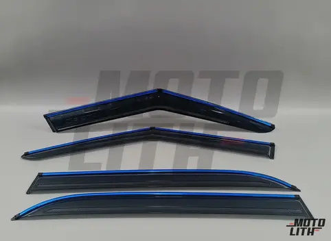 Door Visor Chrome (Set of 4)