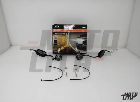 H1 LED Bulb 12V 25W - Cool White (Set of 2)