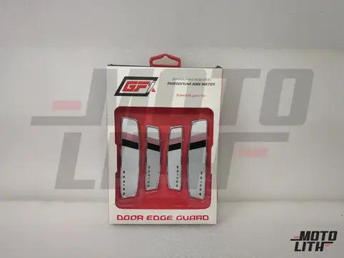 Universal Door Edge Guard Mercury Sports Silver (Premium) (Set of 4)