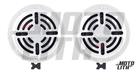 Universal K125 Disc Horn Set With Relay (Set of 2)