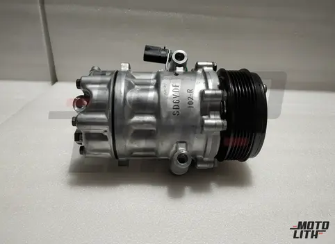 AIR CONDITIONER COMPRESSOR WITH ELECTROMAGNETIC CLUTCH