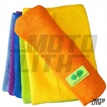 Car Cleaning Cloth (Pack of 6) 250 Gsm 30X40 cm