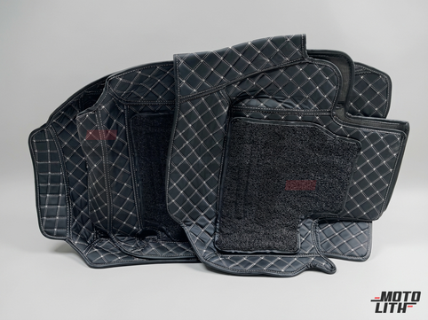 7D Car Floor Mats - Black