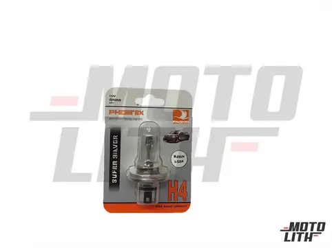 H4 Halogen Bulb 12V 60/55W (Single Bulb)