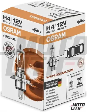 H4 Halogen Bulb 12V 60/55W (Single Bulb)