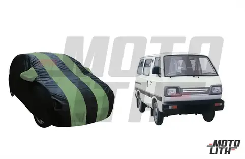 Stylish Green Stripe Car Body Cover