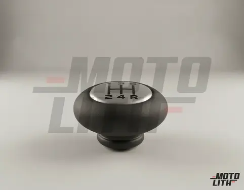 Gear Knob Black Silver Light Weight