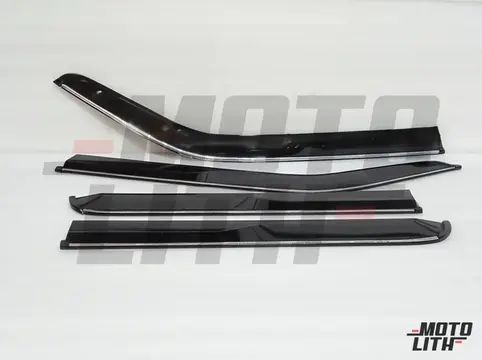 Door Visor Chrome Line