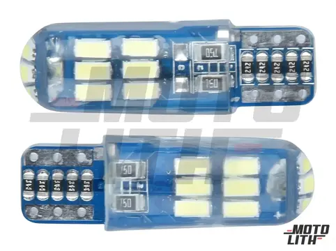 Universal T10 Pressing LED-White (Set of 2)
