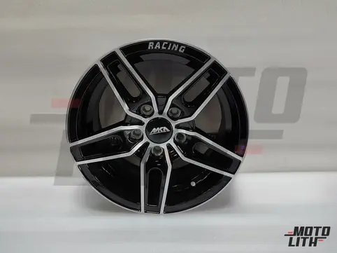 Alloy Wheel 15x7J/5 Holes/Pcd-114.3 - Black Machined