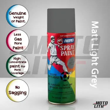 Car Spray Paint (Matt Light Grey) 400ml