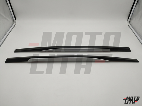 Roof Rail ABS - Black & Silver (Set of 2)