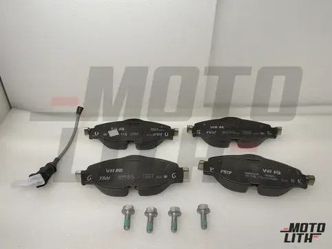 1 SET OF BRAKE PADS WITH WEAR INDICATOR FOR DISC BRAKES